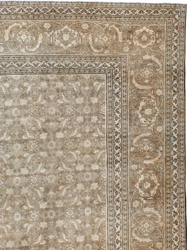 Antique Persian Tabriz Carpet, No.21025 - Galerie Shabab