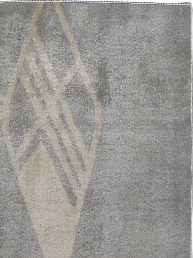 Vintage Mashad Modernist Rug, No.21027 - Galerie Shabab