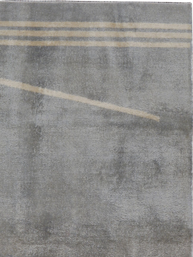 Vintage Mashad Modernist Rug, No.21027 - Galerie Shabab