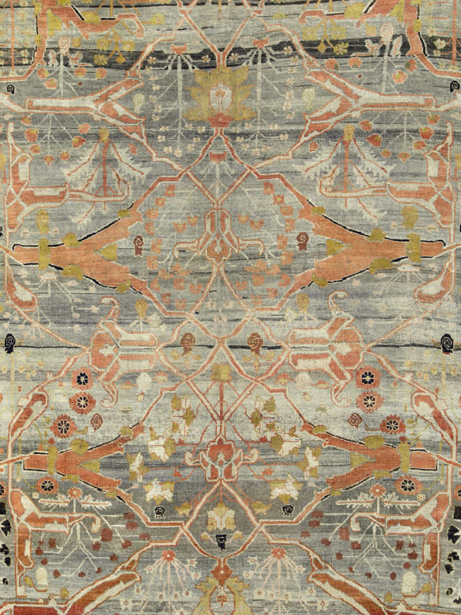 Antique Persian Bidjar Carpet, No.21029 - Galerie Shabab