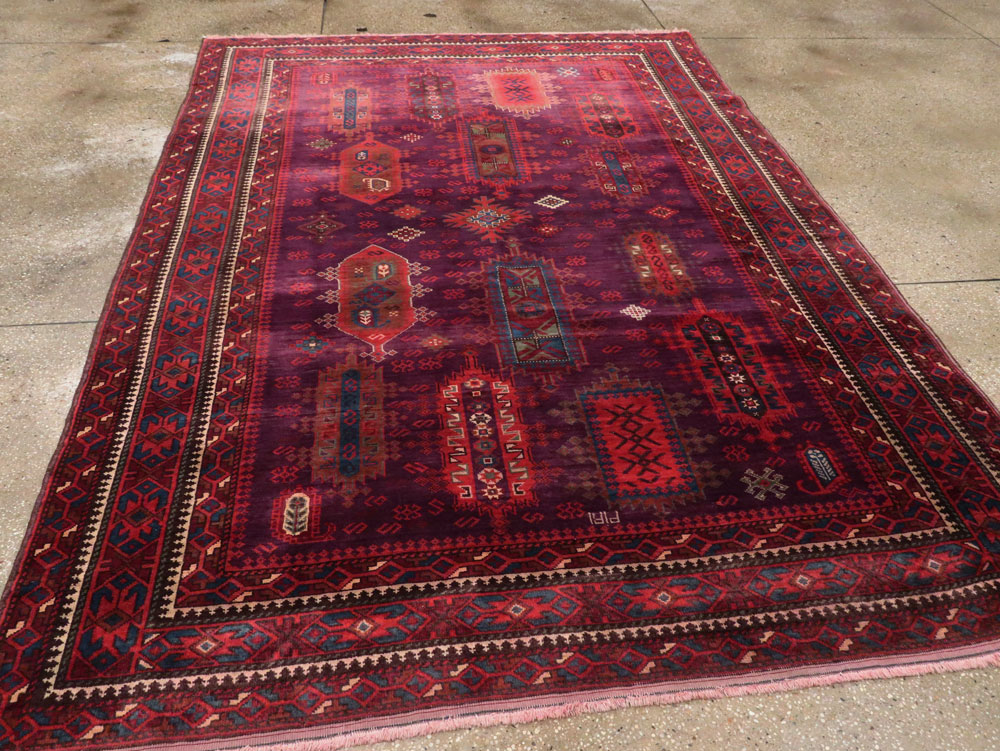 Vintage Indian Agra Carpet, No.21030 - Galerie Shabab