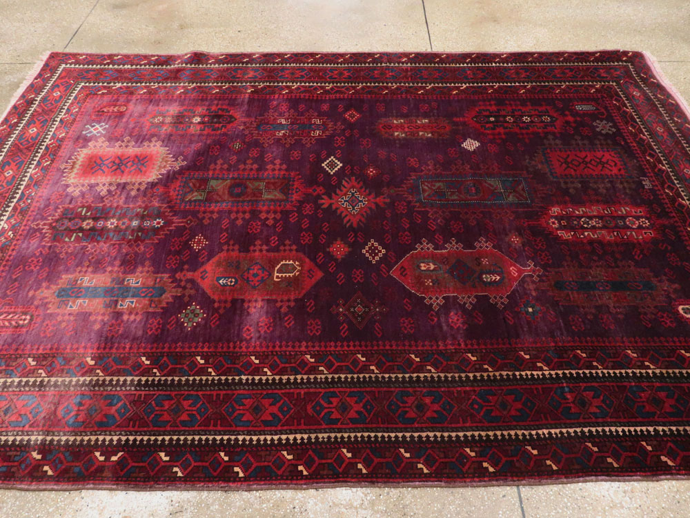 Vintage Indian Agra Carpet, No.21030 - Galerie Shabab