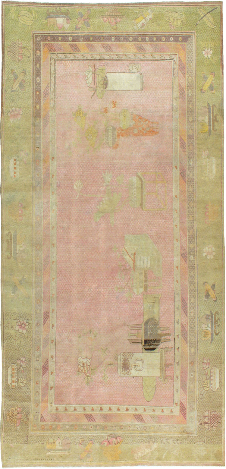 Antique Khotan Gallery Carpet, No.21034 - Galerie Shabab