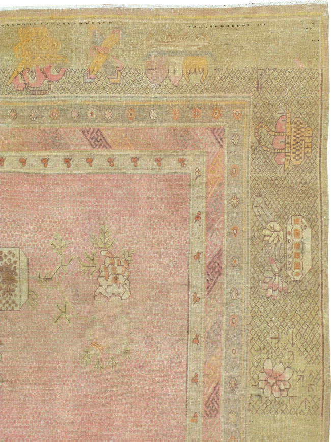 Antique Khotan Gallery Carpet, No.21034 - Galerie Shabab