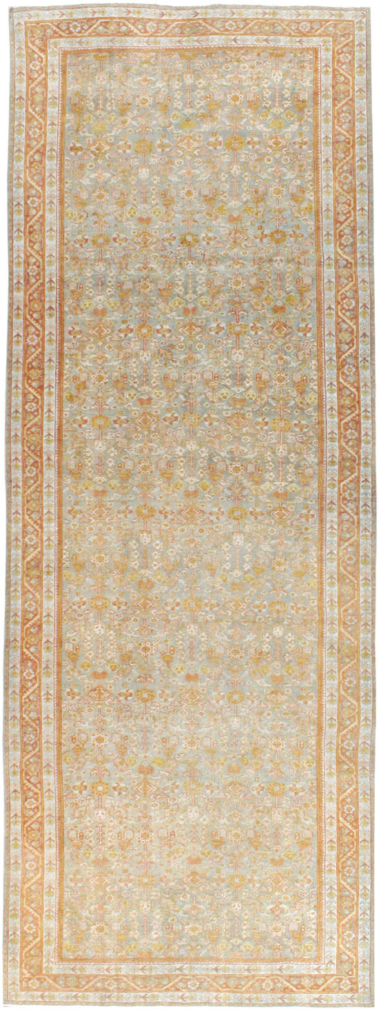 Antique Persian Mahal Gallery Carpet, No.21035 - Galerie Shabab