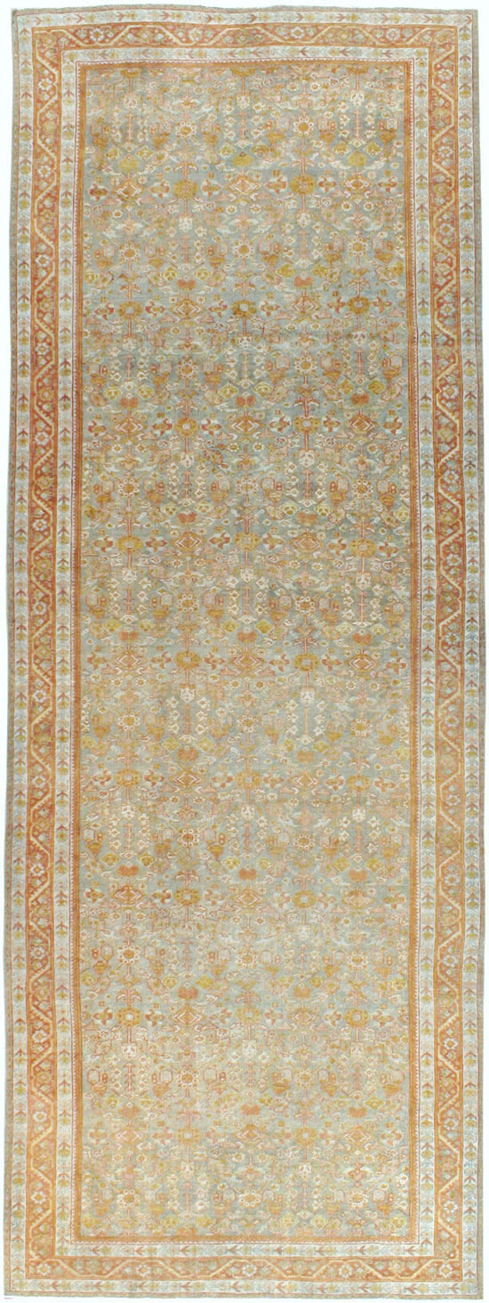 Antique Persian Mahal Gallery Carpet, No.21035 - Galerie Shabab