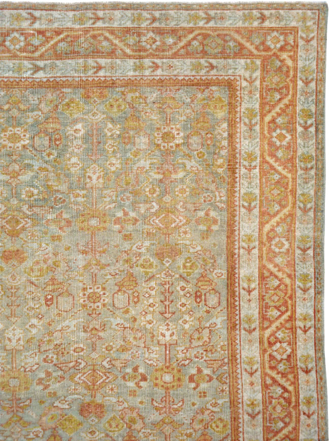 Antique Persian Mahal Gallery Carpet, No.21035 - Galerie Shabab