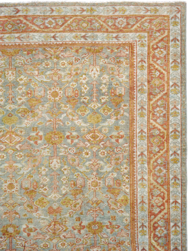 Antique Persian Mahal Gallery Carpet, No.21035 - Galerie Shabab