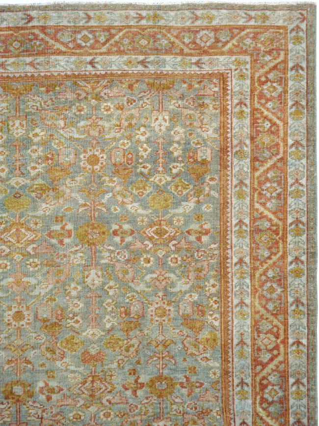 Antique Persian Mahal Gallery Carpet, No.21035 - Galerie Shabab