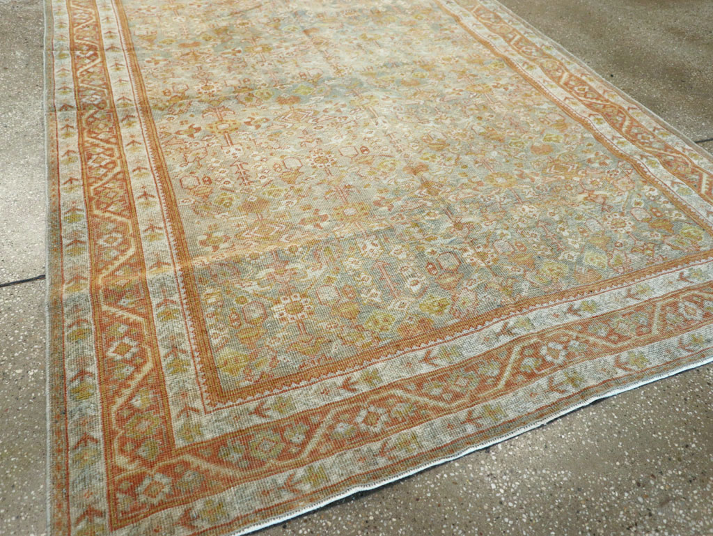 Antique Persian Mahal Gallery Carpet, No.21035 - Galerie Shabab