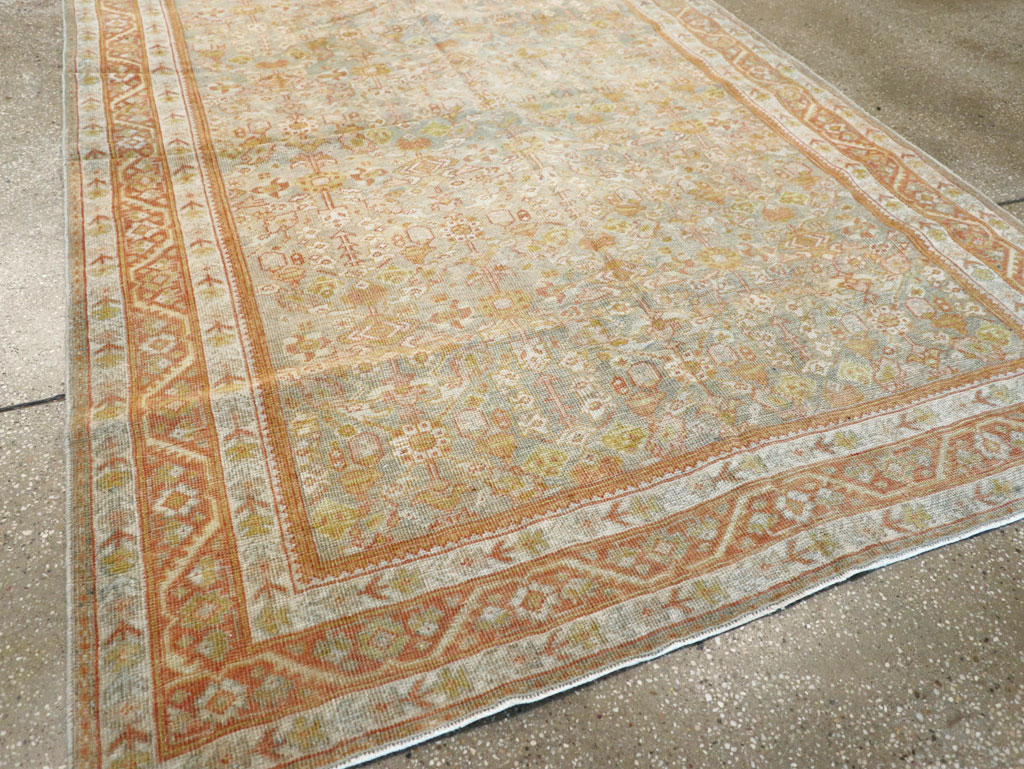 Antique Persian Mahal Gallery Carpet, No.21035 - Galerie Shabab