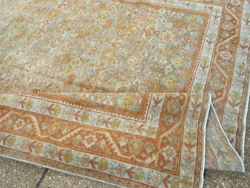 Antique Persian Mahal Gallery Carpet, No.21035 - Galerie Shabab