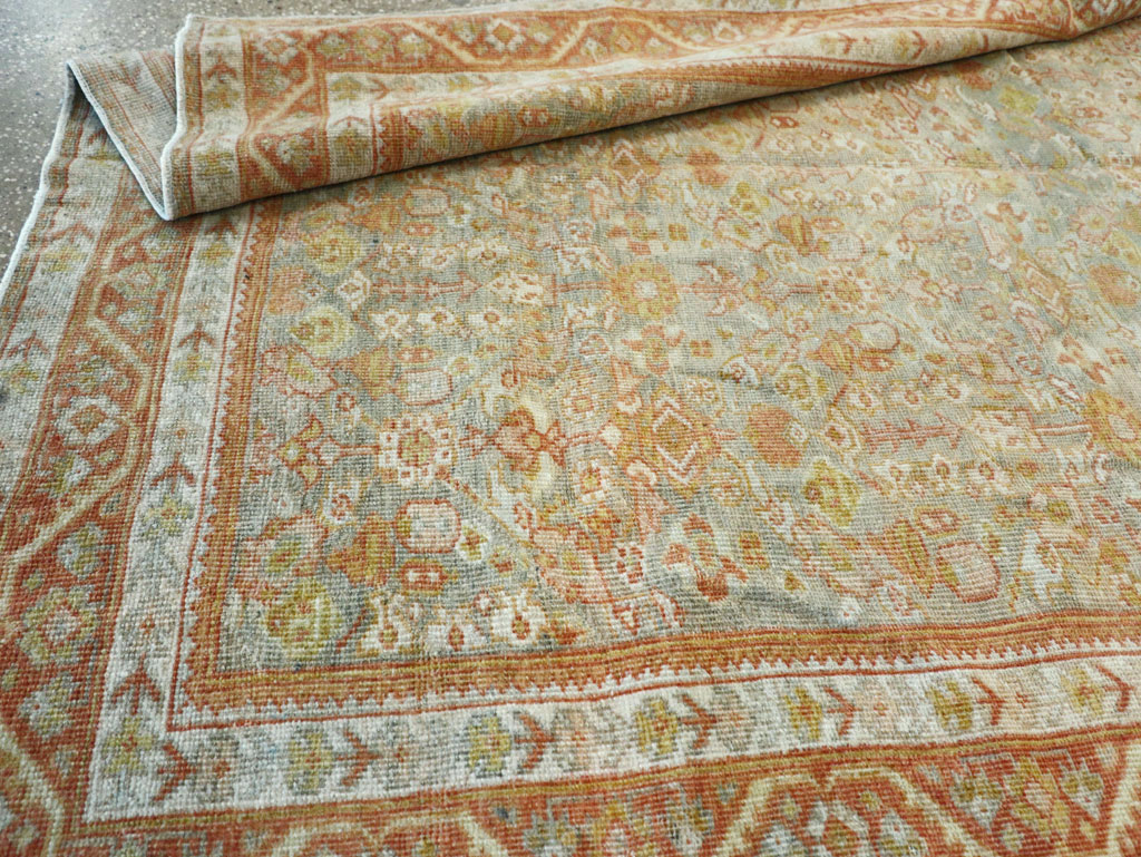 Antique Persian Mahal Gallery Carpet, No.21035 - Galerie Shabab