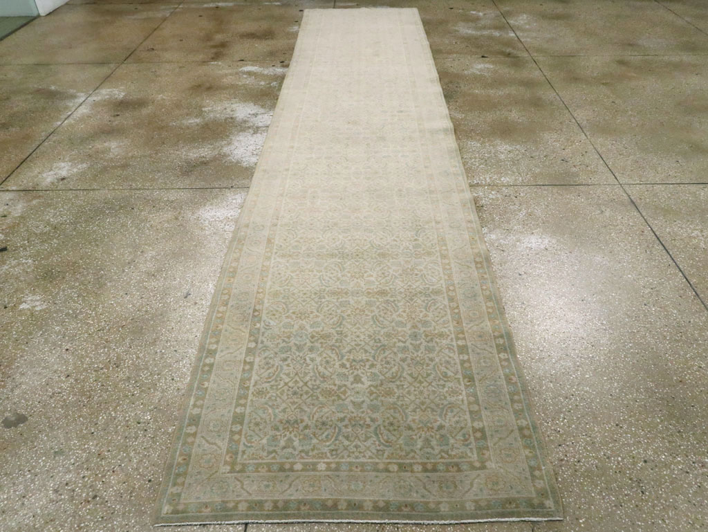 Antique Persian Tabriz Runner, No.21052 - Galerie Shabab