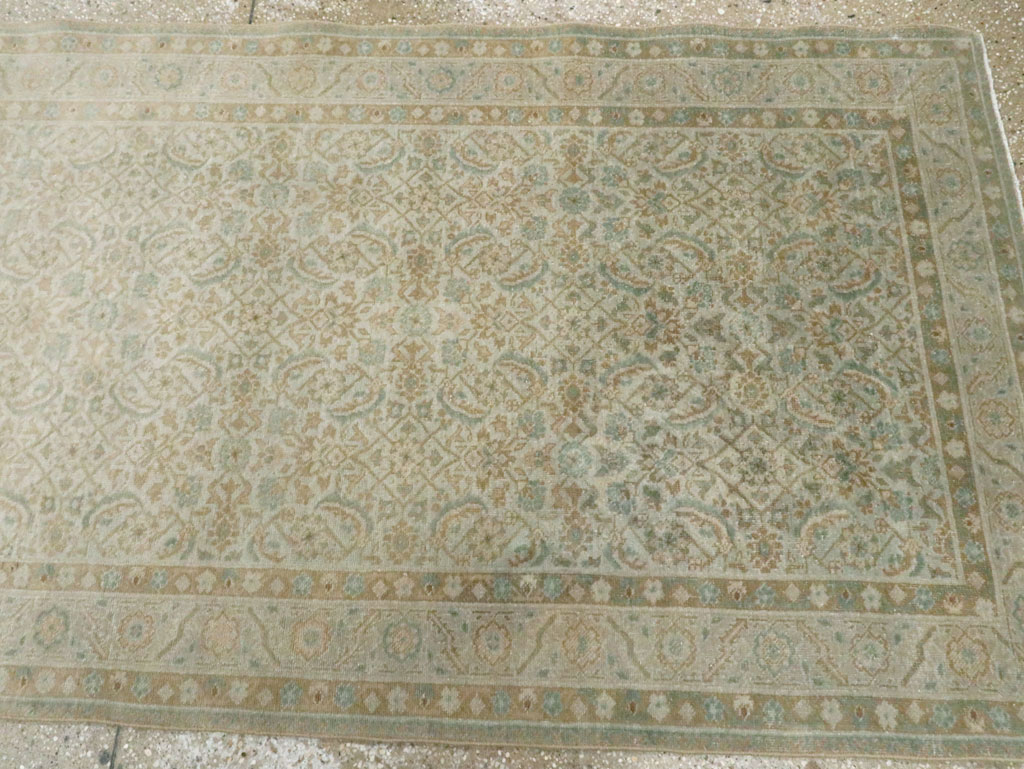 Antique Persian Tabriz Runner, No.21052 - Galerie Shabab