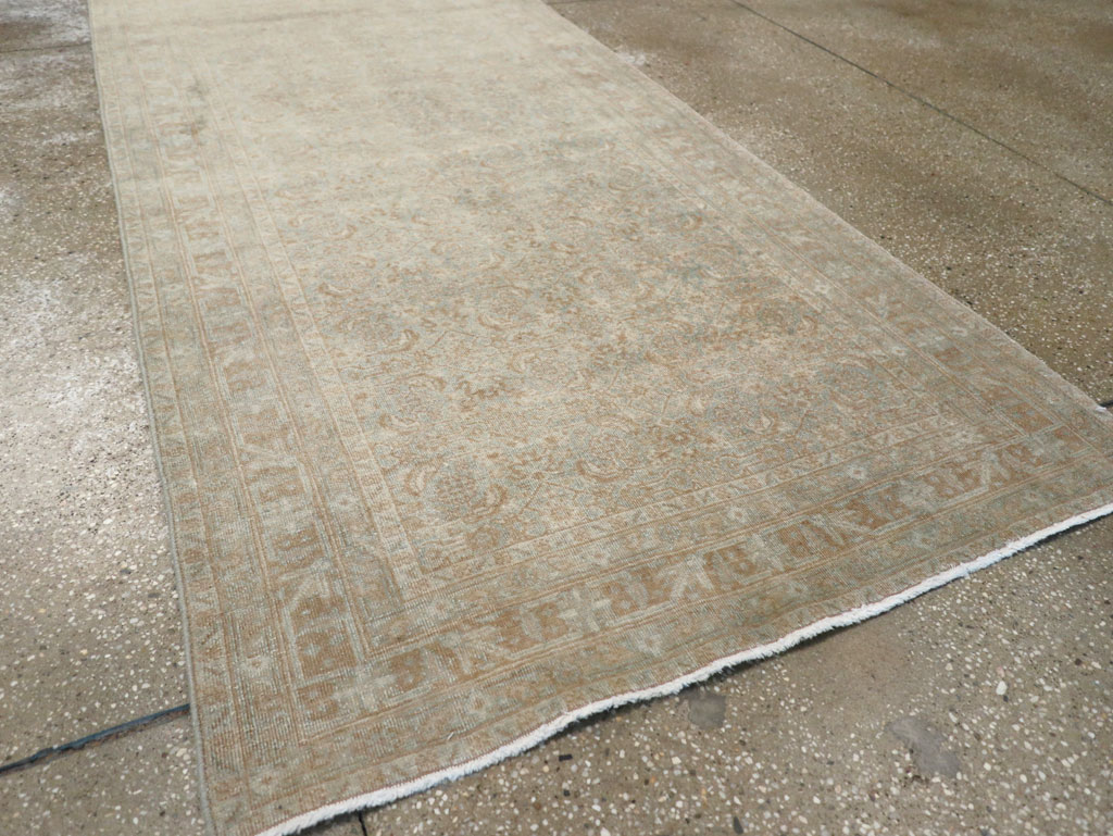 Antique Persian Tabriz Runner, No.21056 - Galerie Shabab