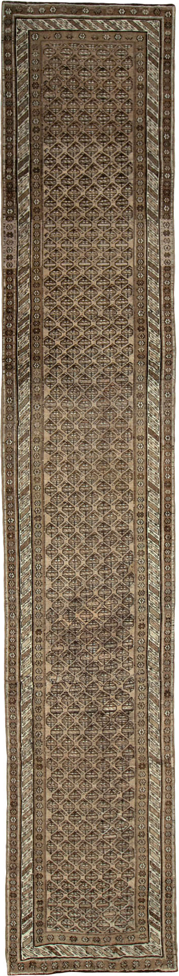 Vintage Persian Kurdish Runner, No.21073 - Galerie Shabab