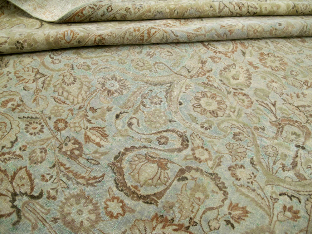 Vintage Persian Kashan Carpet, No.21075 - Galerie Shabab