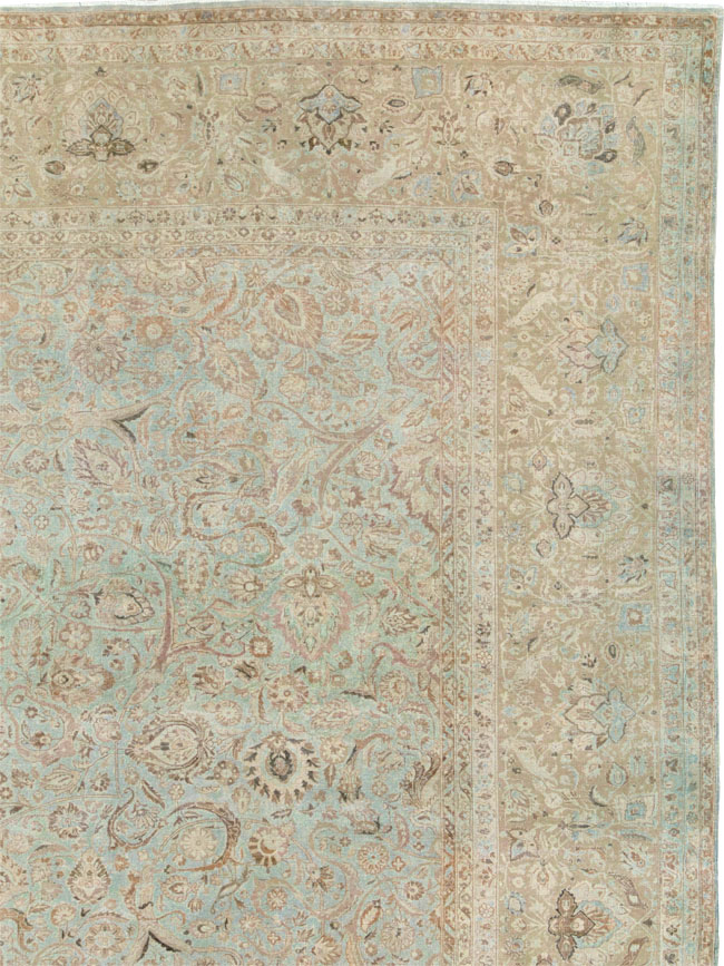 Vintage Persian Kashan Carpet, No.21075 - Galerie Shabab