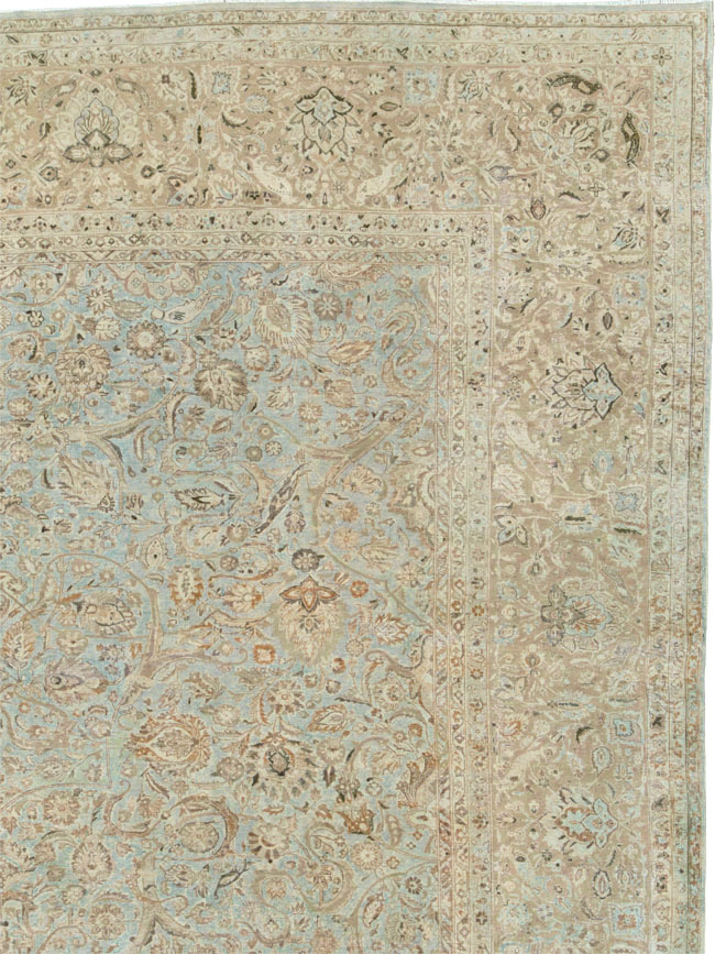 Vintage Persian Kashan Carpet, No.21075 - Galerie Shabab