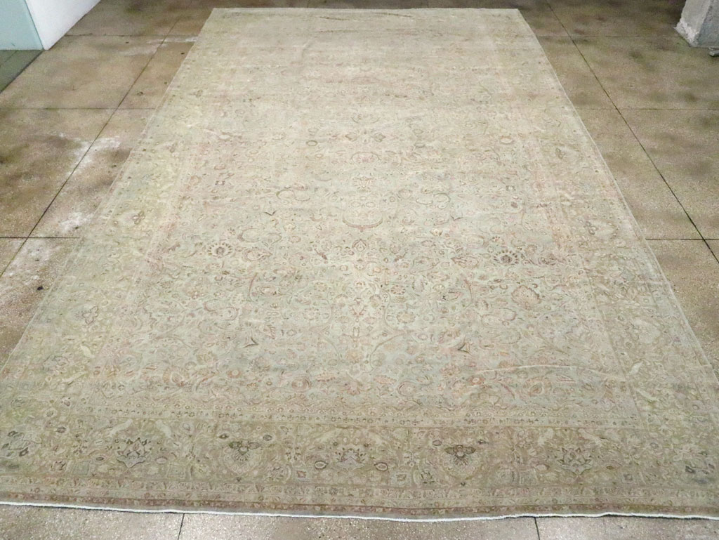Vintage Persian Kashan Carpet, No.21075 - Galerie Shabab