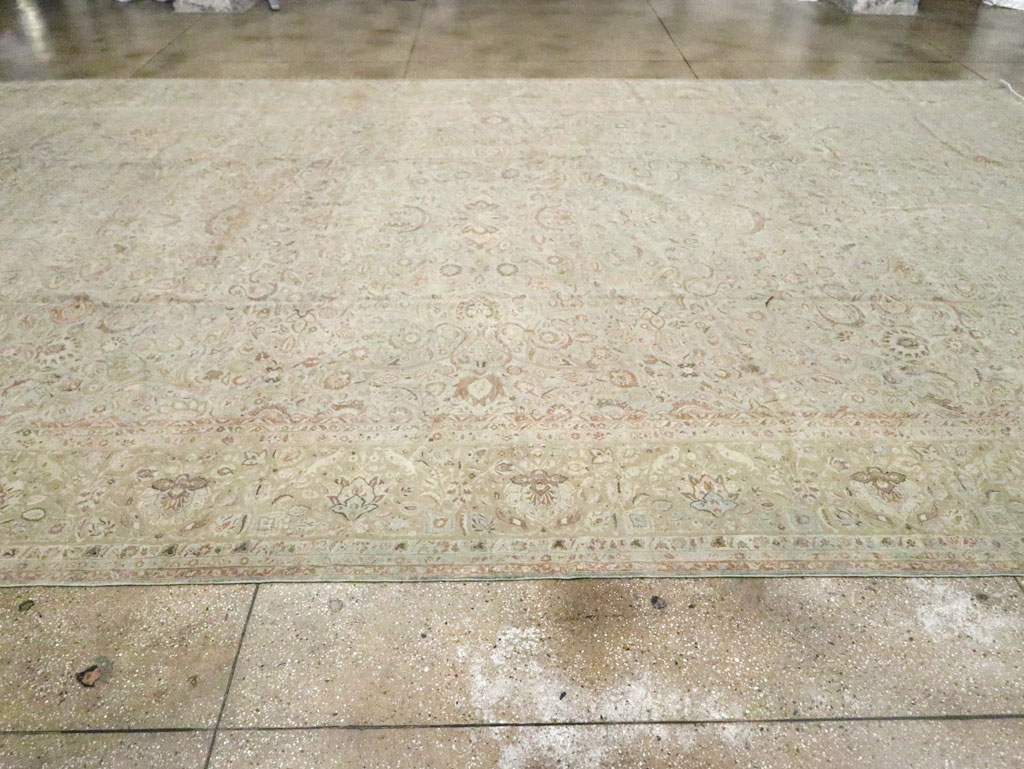 Vintage Persian Kashan Carpet, No.21075 - Galerie Shabab