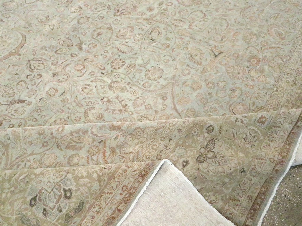 Vintage Persian Kashan Carpet, No.21075 - Galerie Shabab