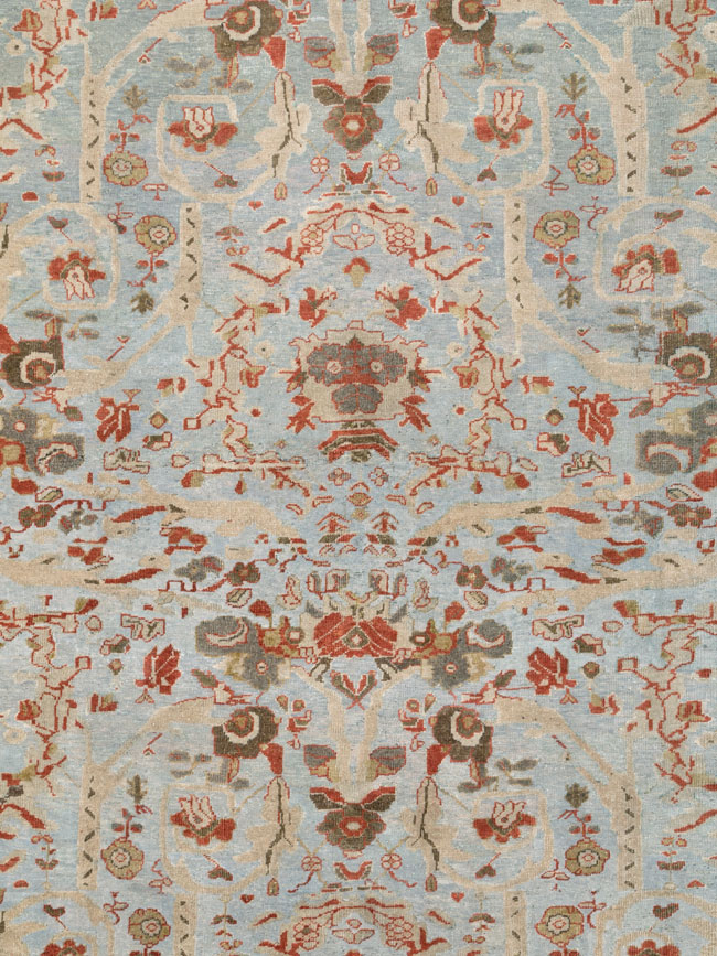 Antique Persian Mahal Carpet, No.21077 - Galerie Shabab