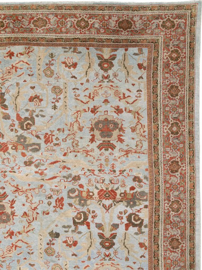Antique Persian Mahal Carpet, No.21077 - Galerie Shabab