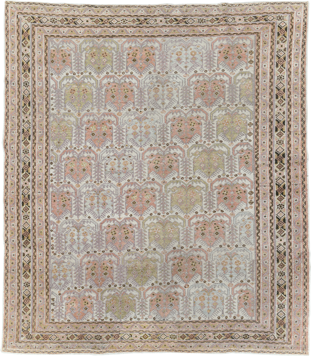 Antique Persian Afshar Square Accent Rug, No.21078 - Galerie Shabab