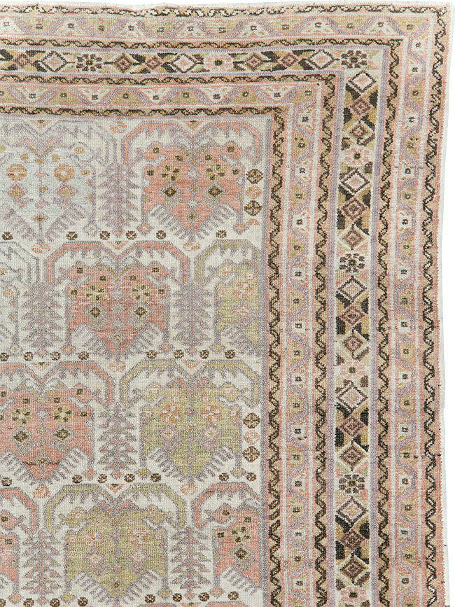 Antique Persian Afshar Square Accent Rug, No.21078 - Galerie Shabab