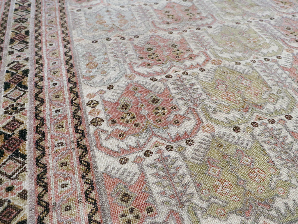 Antique Persian Afshar Square Accent Rug, No.21078 - Galerie Shabab