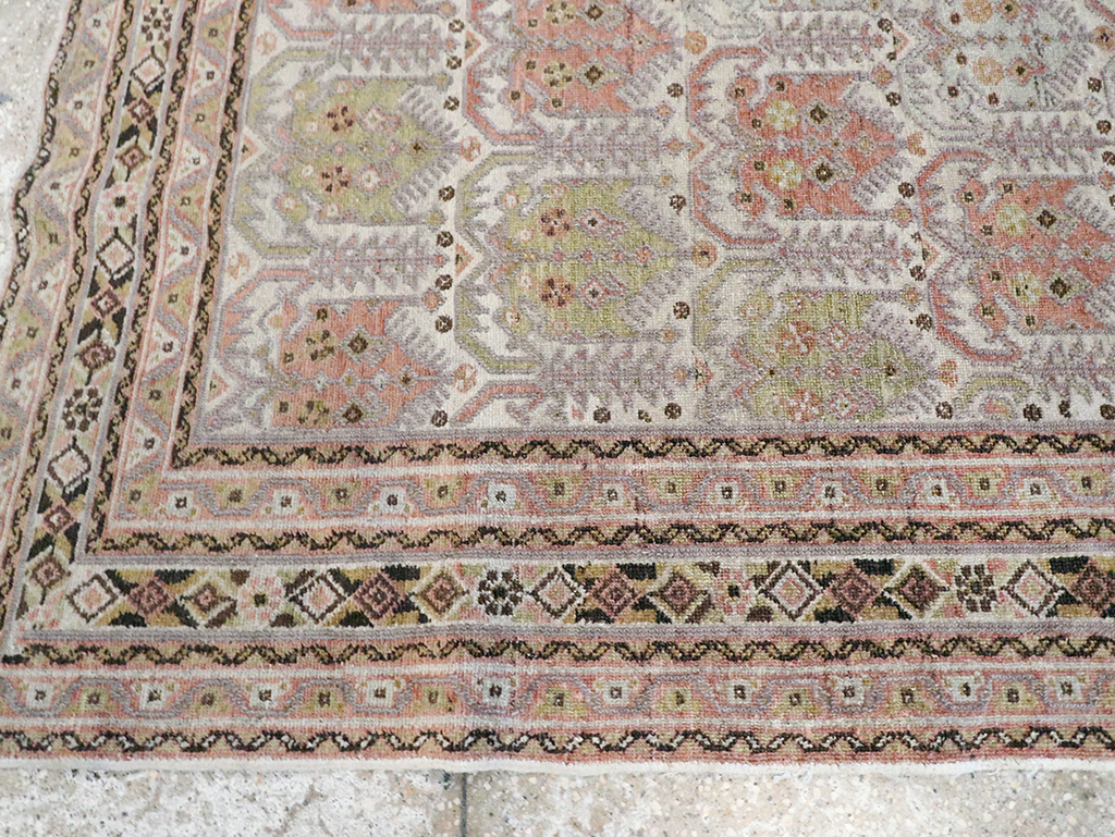 Antique Persian Afshar Square Accent Rug, No.21078 - Galerie Shabab