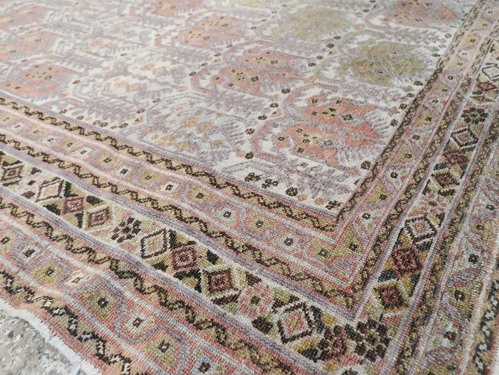 Antique Persian Afshar Square Accent Rug, No.21078 - Galerie Shabab