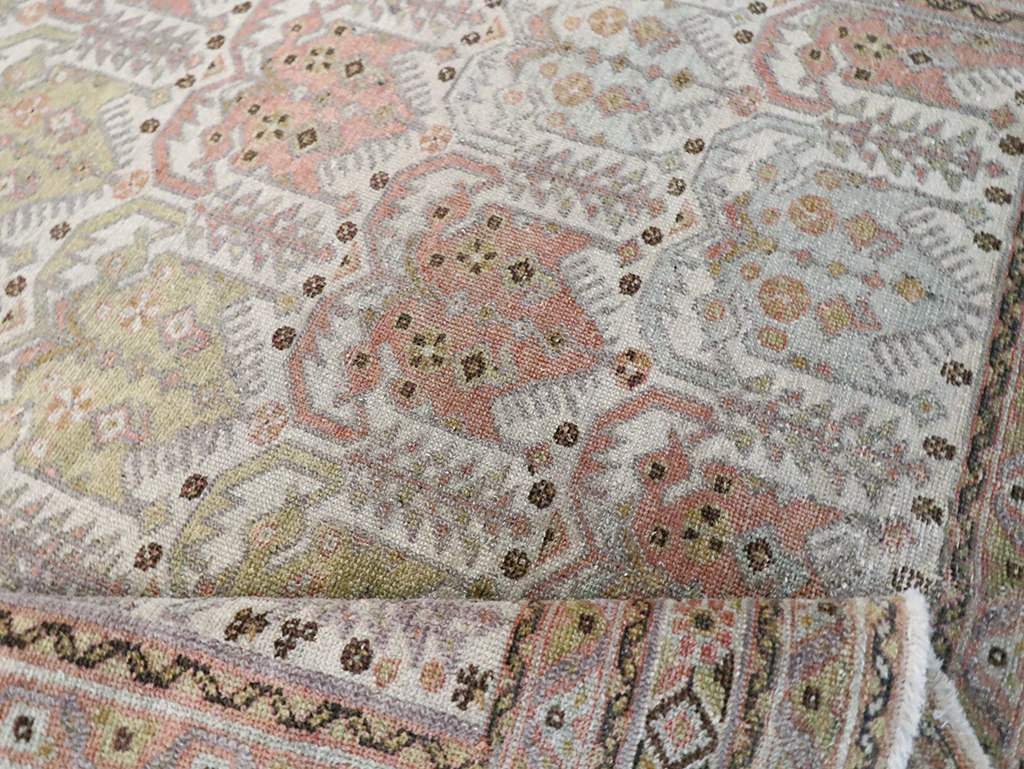 Antique Persian Afshar Square Accent Rug, No.21078 - Galerie Shabab