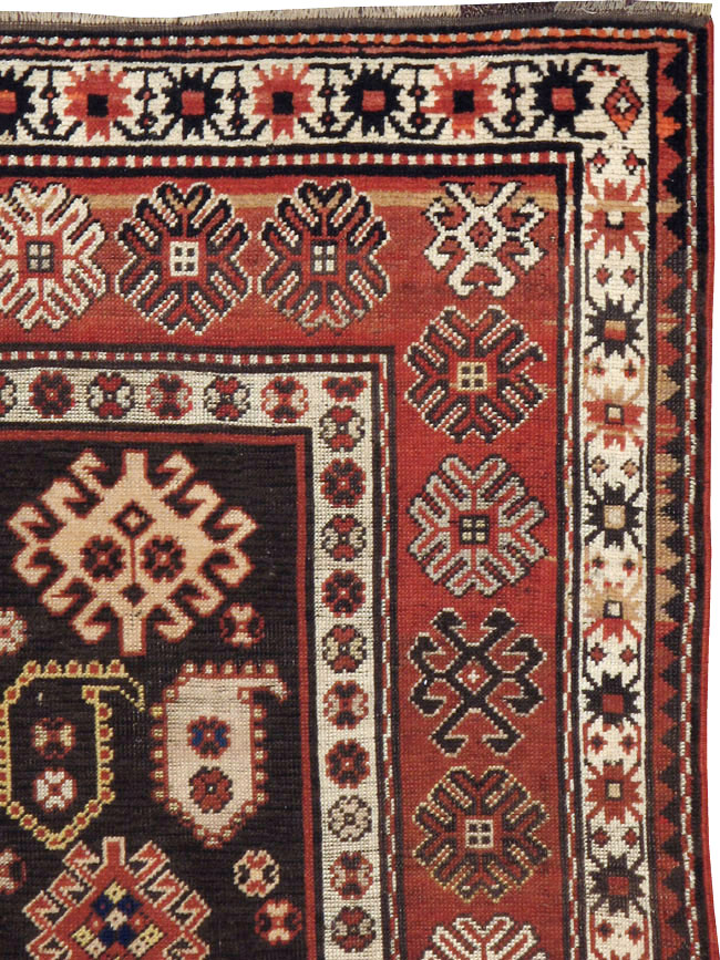 Antique Caucasian Kazak Rug, No.21079 - Galerie Shabab