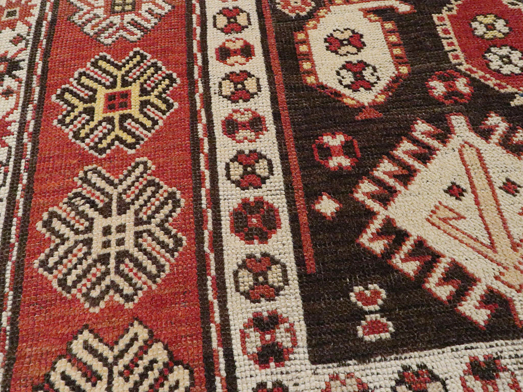 Antique Caucasian Kazak Rug, No.21079 - Galerie Shabab