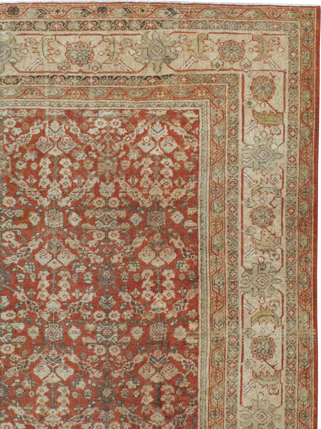 Antique Persian Mahal Carpet, No.21084 - Galerie Shabab