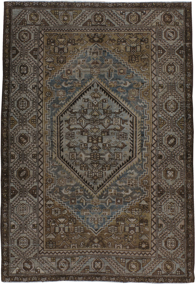 Vintage Persian Malayer Rug, No.21113 - Galerie Shabab