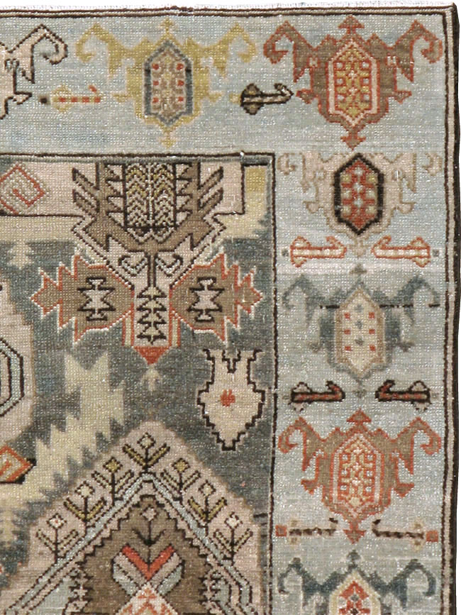 Vintage Persian Malayer Accent Rug, No.21117 - Galerie Shabab