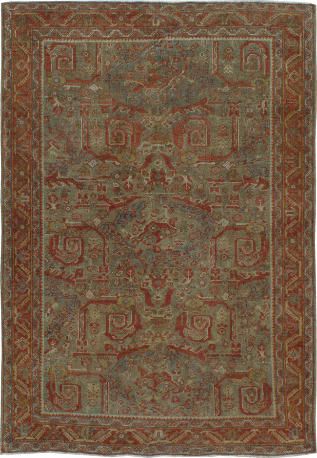Antique Mahal Rug, No.21121 - Galerie Shabab