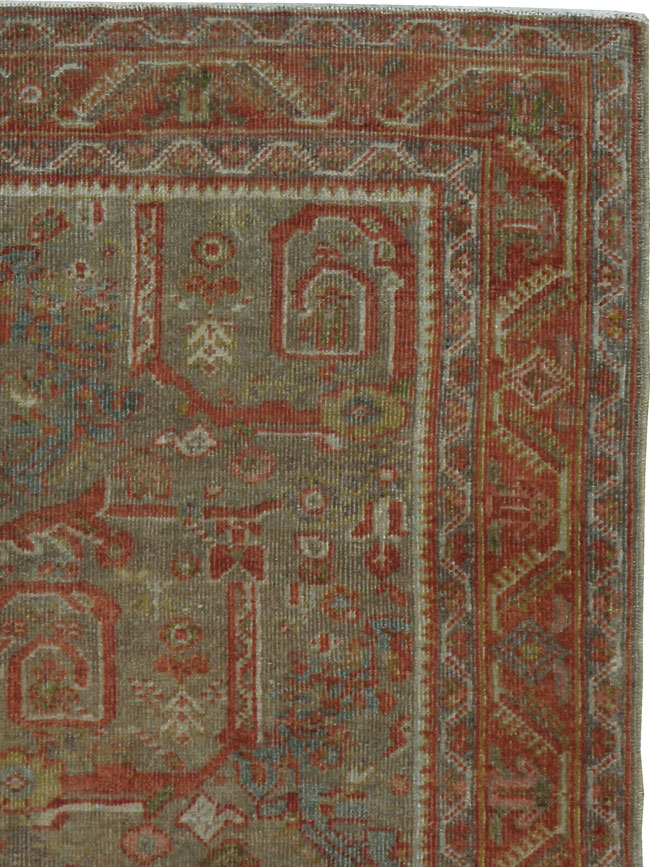 Antique Mahal Rug, No.21121 - Galerie Shabab