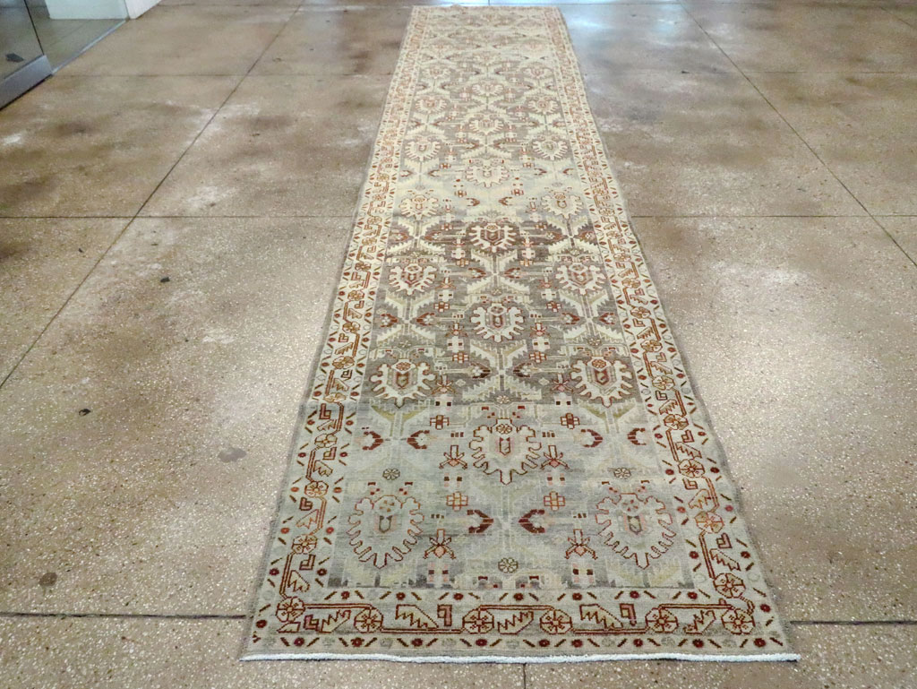 Vintage Persian Malayer Runner, No.21123 - Galerie Shabab