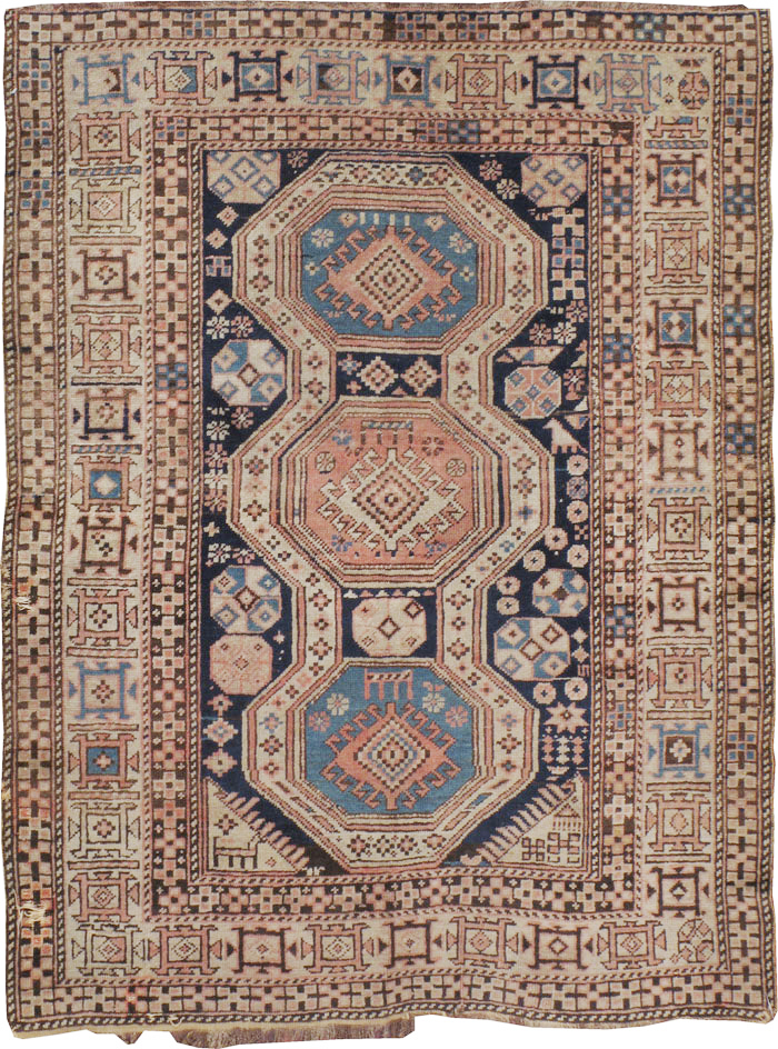 Antique Caucasian Shirvan Rug, No.21141 - Galerie Shabab