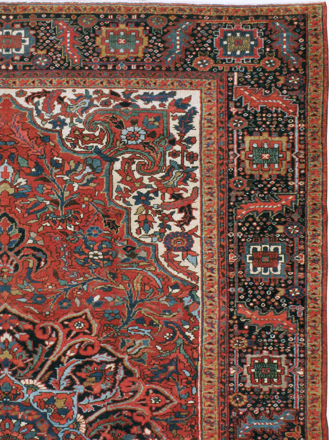 Vintage Persian Heriz Carpet, No.21148 - Galerie Shabab