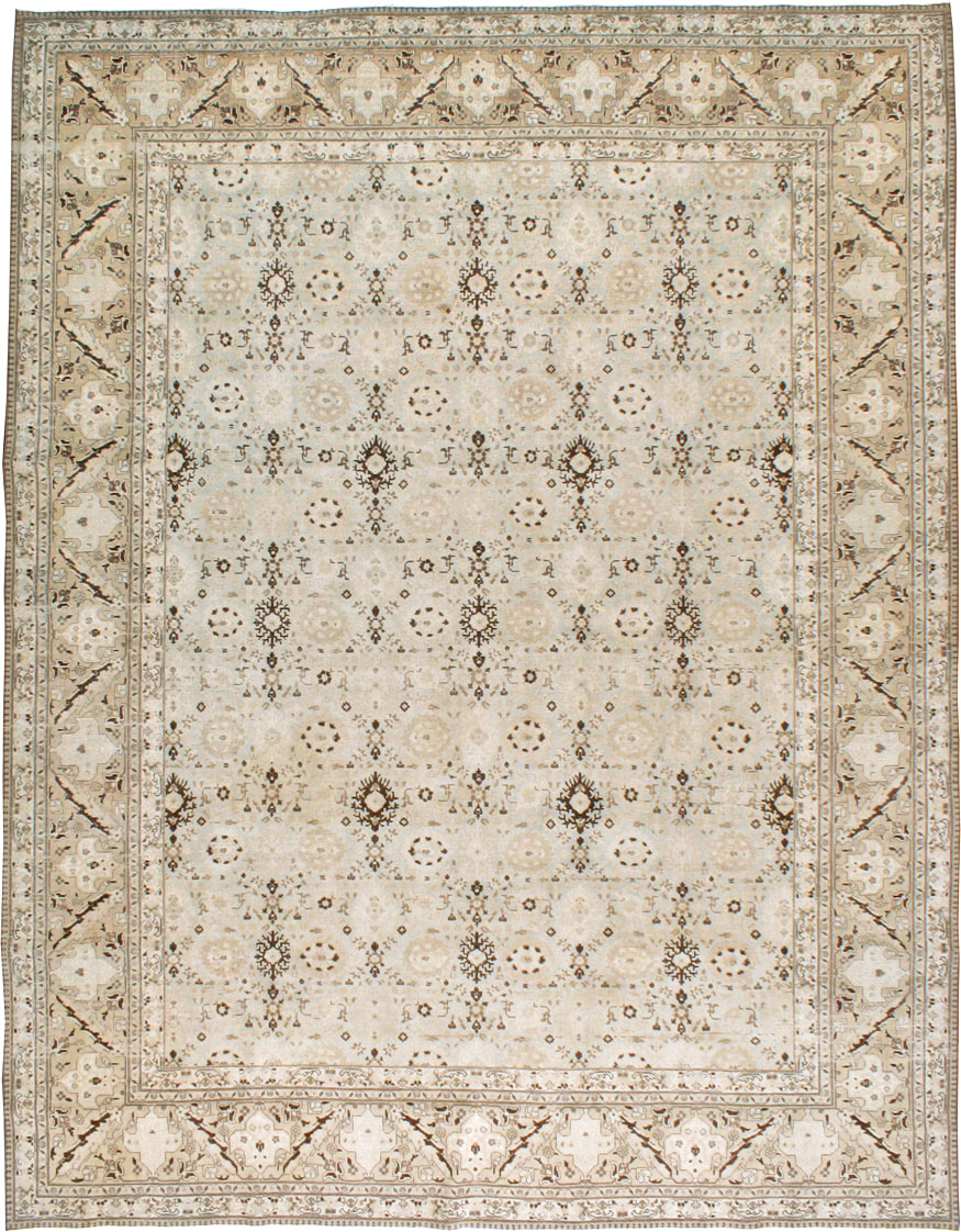 Antique Persian Tabriz Carpet, No.21152 - Galerie Shabab