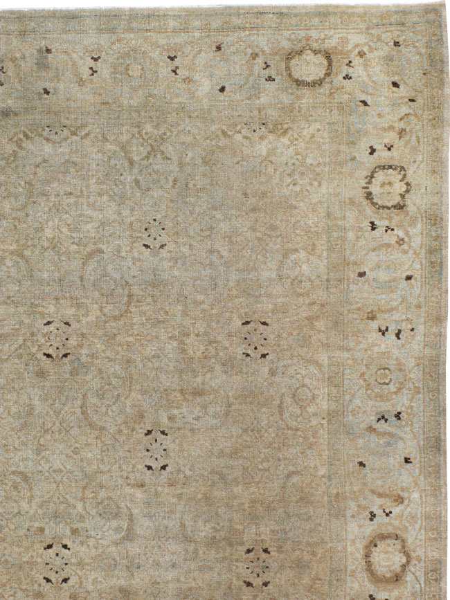 Antique Persian Tabriz Carpet, No.21153 - Galerie Shabab
