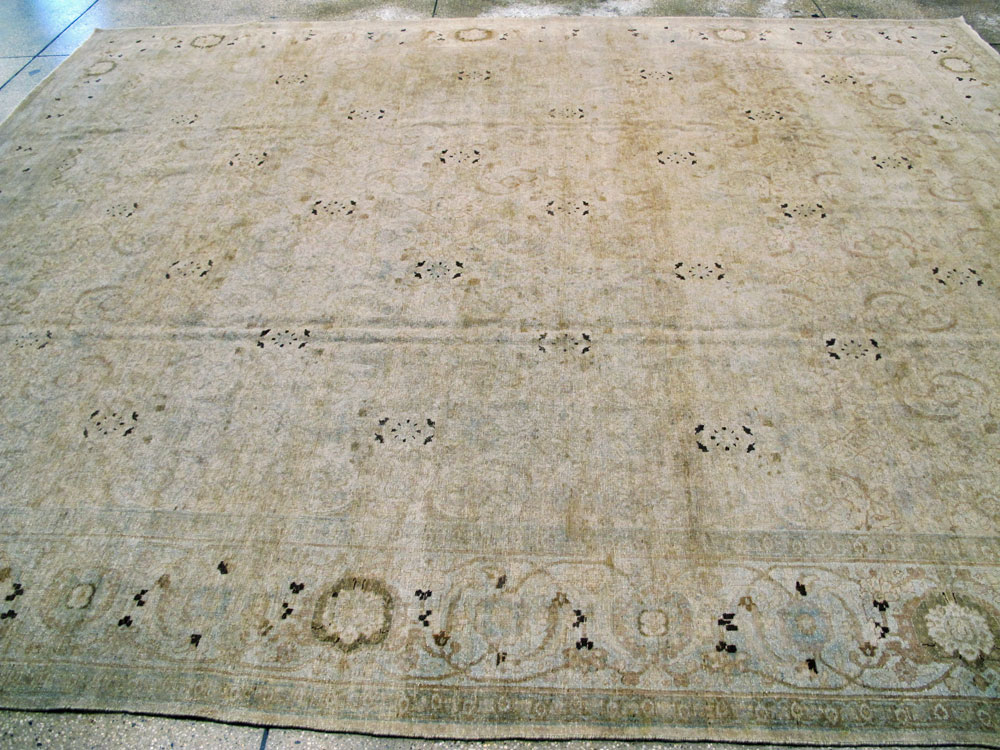 Antique Persian Tabriz Carpet, No.21153 - Galerie Shabab