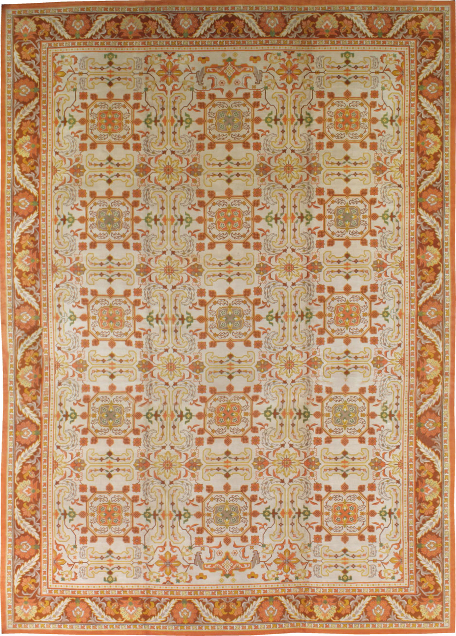 Vintage Spanish Cuenca Oversize Carpet, No.21154 - Galerie Shabab
