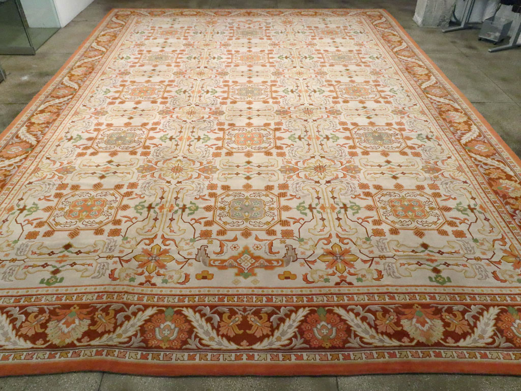 Vintage Spanish Cuenca Oversize Carpet, No.21154 - Galerie Shabab